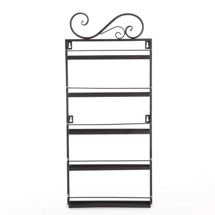 House of Hampton® Courtland Nail Polish Wall Mounted Rack Organizer